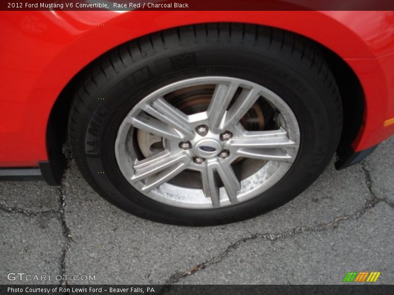 Race Red / Charcoal Black 2012 Ford Mustang V6 Convertible
