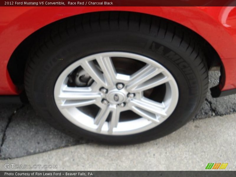 Race Red / Charcoal Black 2012 Ford Mustang V6 Convertible
