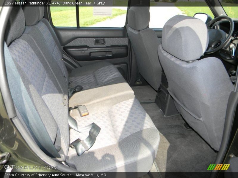 Dark Green Pearl / Gray 1997 Nissan Pathfinder XE 4x4