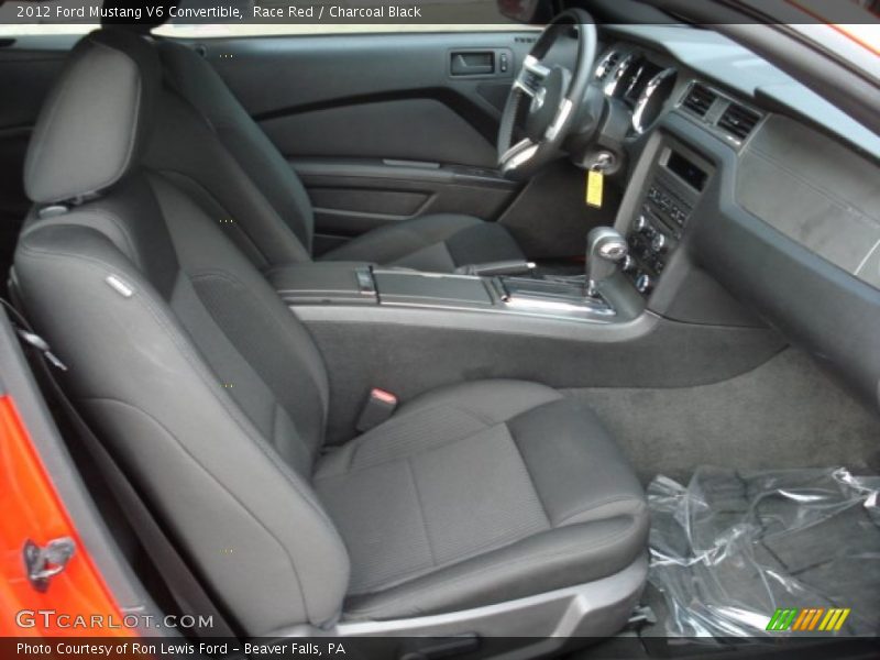 Race Red / Charcoal Black 2012 Ford Mustang V6 Convertible