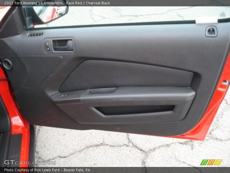Race Red / Charcoal Black 2012 Ford Mustang V6 Convertible