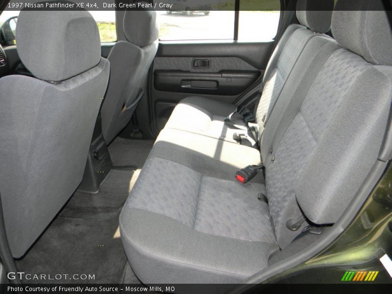 Dark Green Pearl / Gray 1997 Nissan Pathfinder XE 4x4