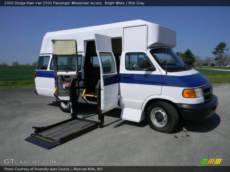  2000 Ram Van 3500 Passenger Wheelchair Access Bright White