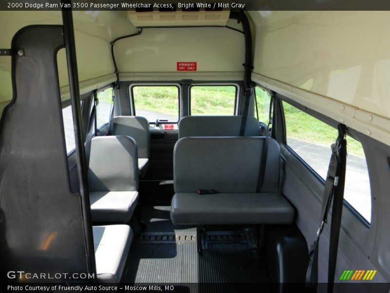  2000 Ram Van 3500 Passenger Wheelchair Access Mist Gray Interior