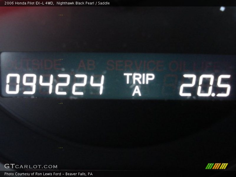 Nighthawk Black Pearl / Saddle 2006 Honda Pilot EX-L 4WD