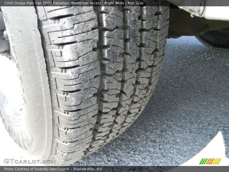 Bright White / Mist Gray 2000 Dodge Ram Van 3500 Passenger Wheelchair Access