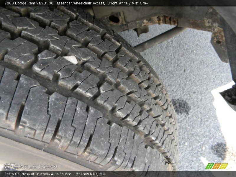 Bright White / Mist Gray 2000 Dodge Ram Van 3500 Passenger Wheelchair Access