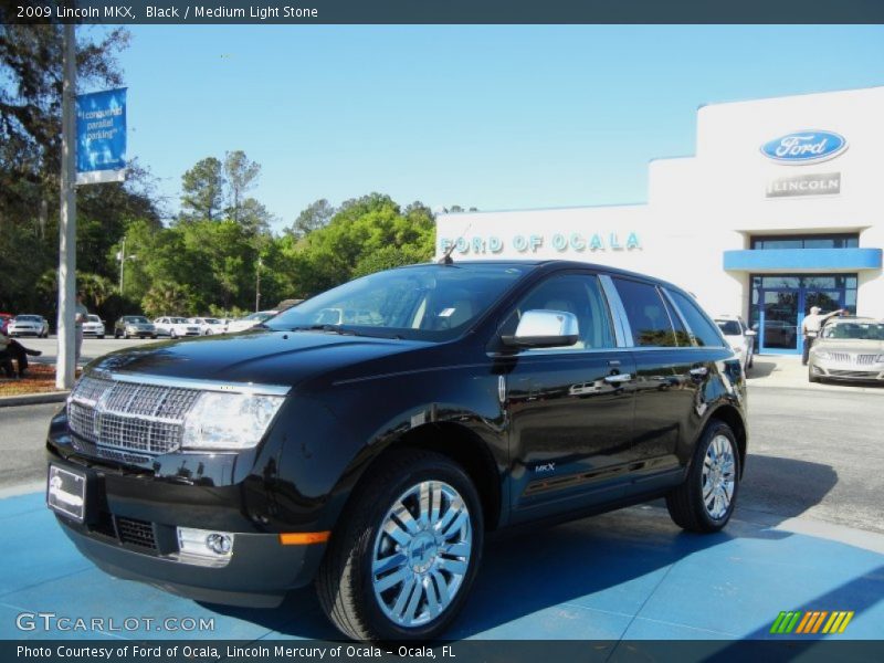 Black / Medium Light Stone 2009 Lincoln MKX