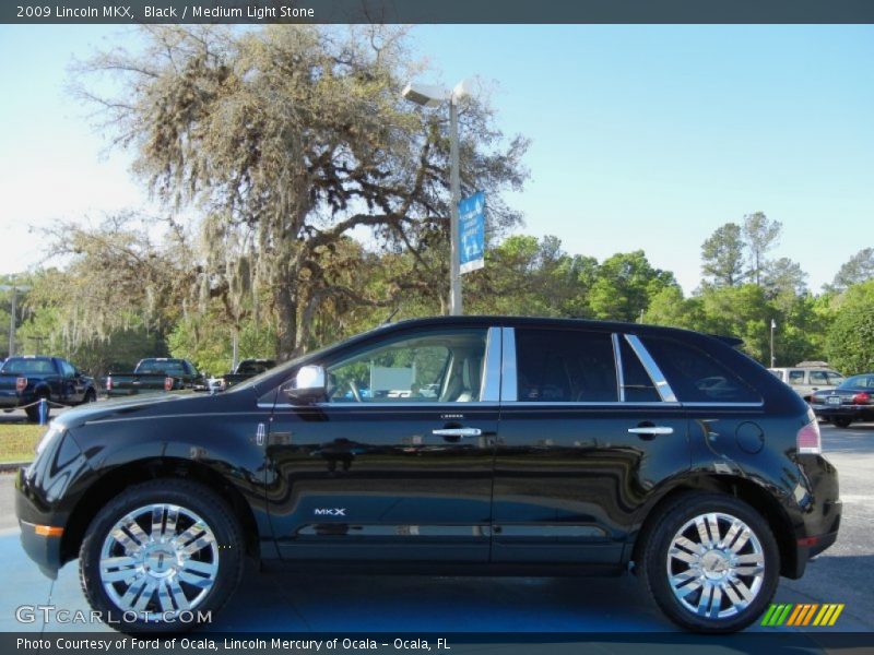 Black / Medium Light Stone 2009 Lincoln MKX