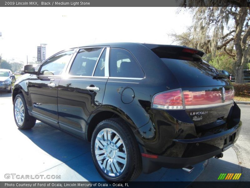 Black / Medium Light Stone 2009 Lincoln MKX