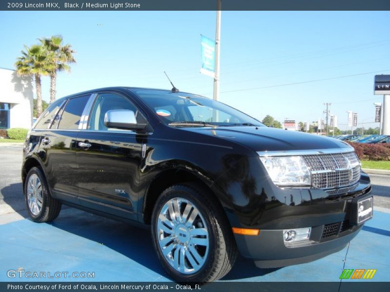 Black / Medium Light Stone 2009 Lincoln MKX
