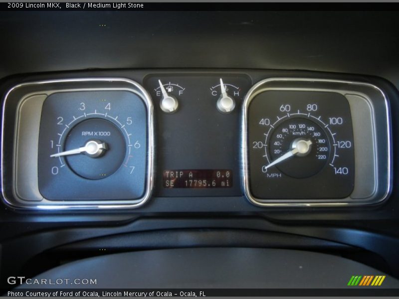 Black / Medium Light Stone 2009 Lincoln MKX