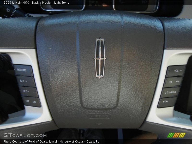 Black / Medium Light Stone 2009 Lincoln MKX