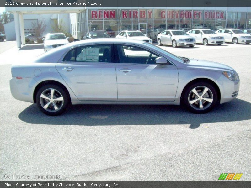 Silver Ice Metallic / Ebony 2012 Chevrolet Malibu LT