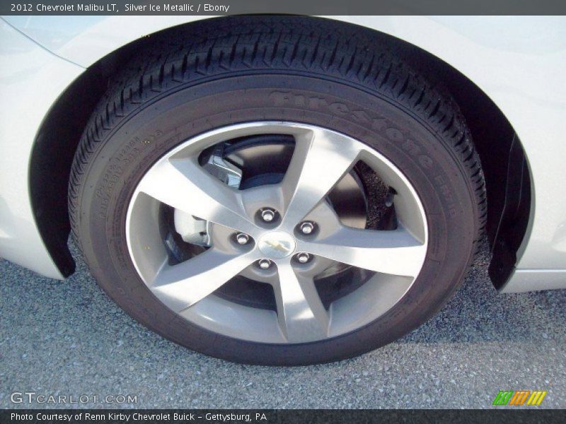 Silver Ice Metallic / Ebony 2012 Chevrolet Malibu LT