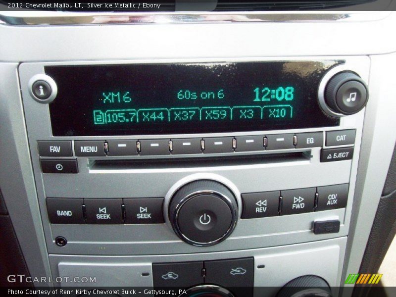 Silver Ice Metallic / Ebony 2012 Chevrolet Malibu LT