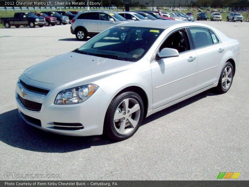 Silver Ice Metallic / Ebony 2012 Chevrolet Malibu LT