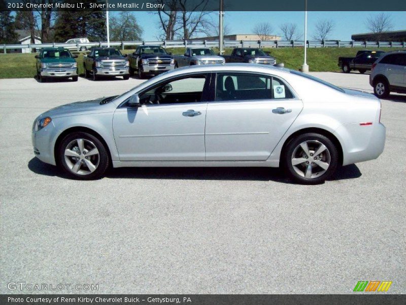 Silver Ice Metallic / Ebony 2012 Chevrolet Malibu LT