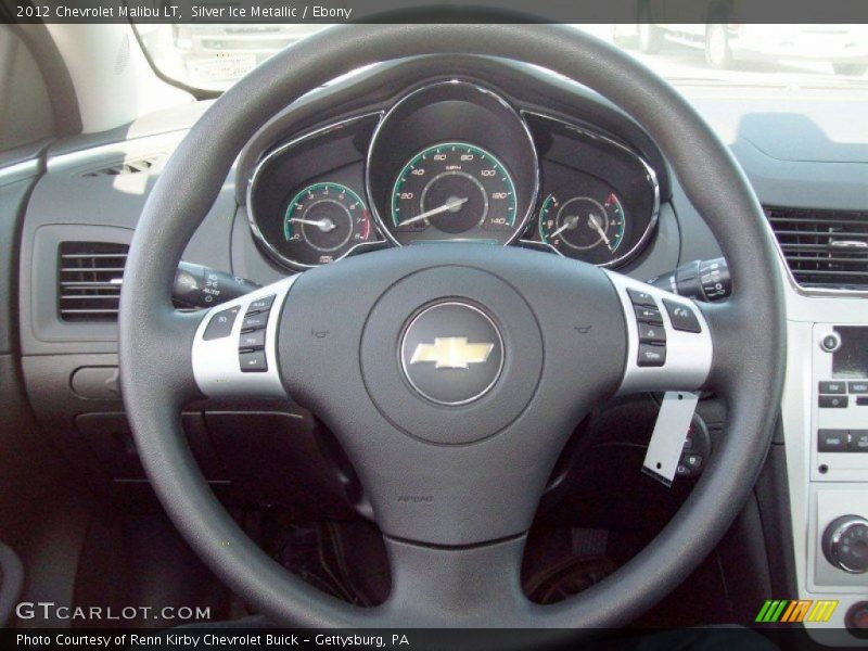 Silver Ice Metallic / Ebony 2012 Chevrolet Malibu LT