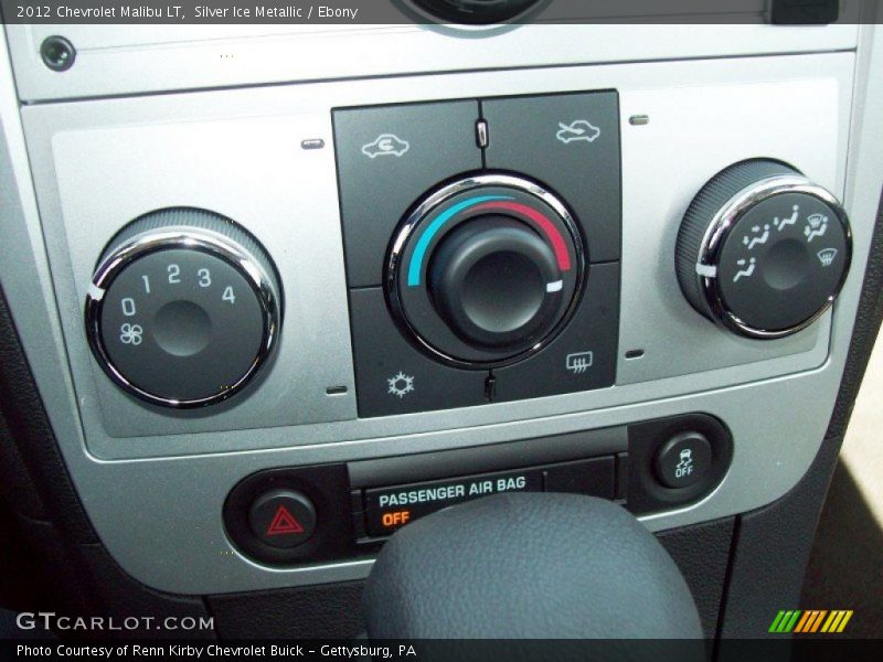Silver Ice Metallic / Ebony 2012 Chevrolet Malibu LT