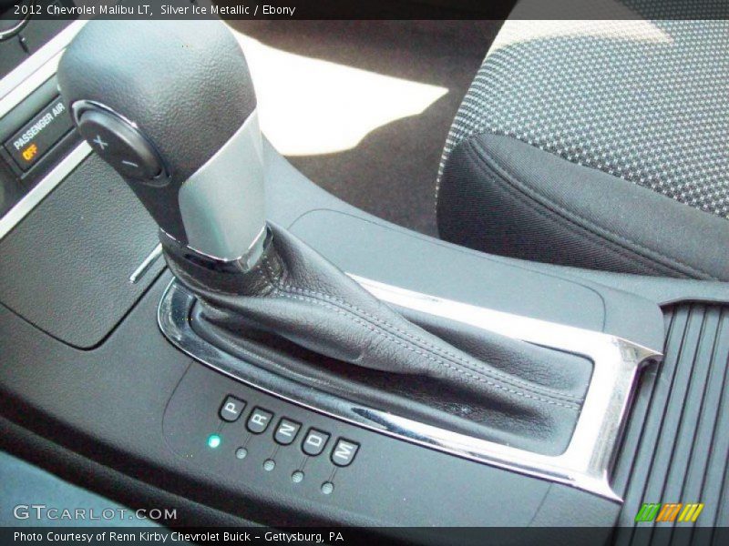 Silver Ice Metallic / Ebony 2012 Chevrolet Malibu LT