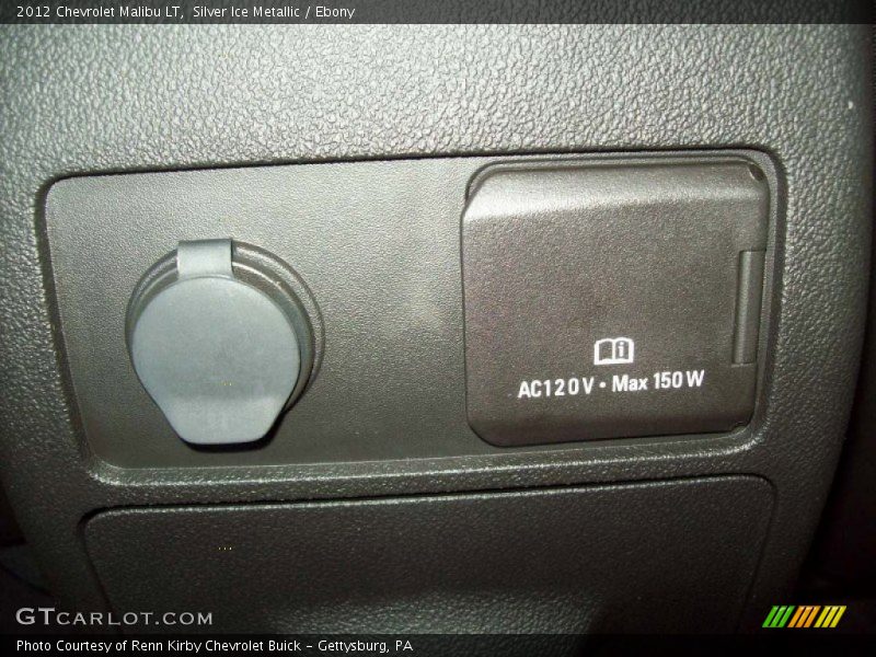 Silver Ice Metallic / Ebony 2012 Chevrolet Malibu LT