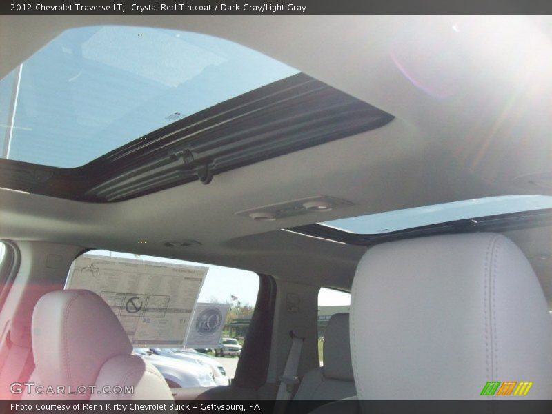Sunroof of 2012 Traverse LT