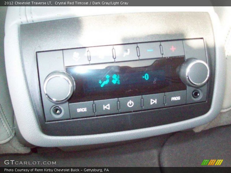 Crystal Red Tintcoat / Dark Gray/Light Gray 2012 Chevrolet Traverse LT