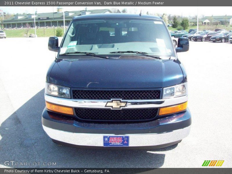 Dark Blue Metallic / Medium Pewter 2011 Chevrolet Express 1500 Passenger Conversion Van