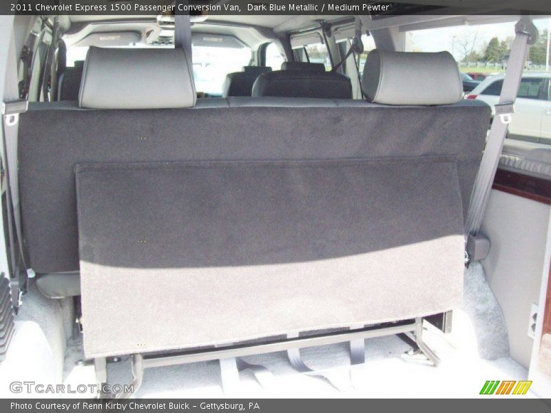 Dark Blue Metallic / Medium Pewter 2011 Chevrolet Express 1500 Passenger Conversion Van