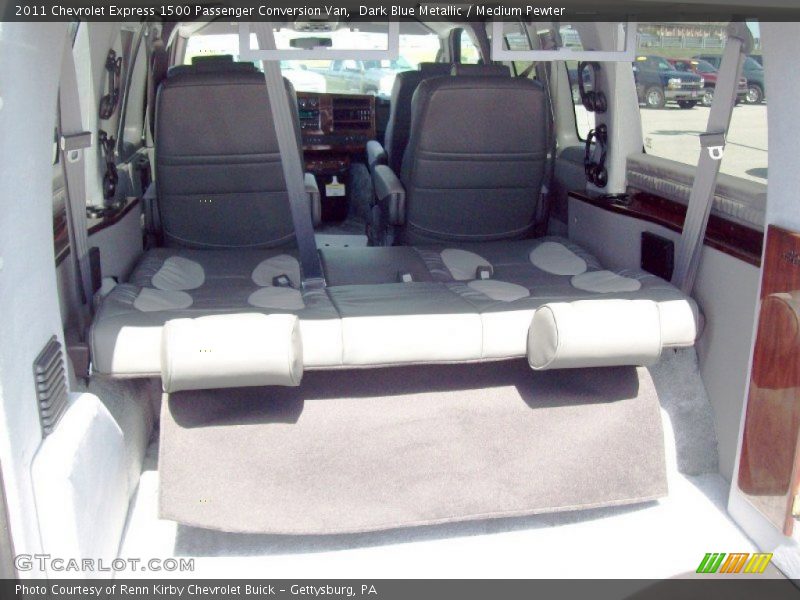 Dark Blue Metallic / Medium Pewter 2011 Chevrolet Express 1500 Passenger Conversion Van