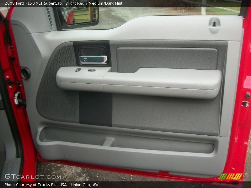 Bright Red / Medium/Dark Flint 2008 Ford F150 XLT SuperCab