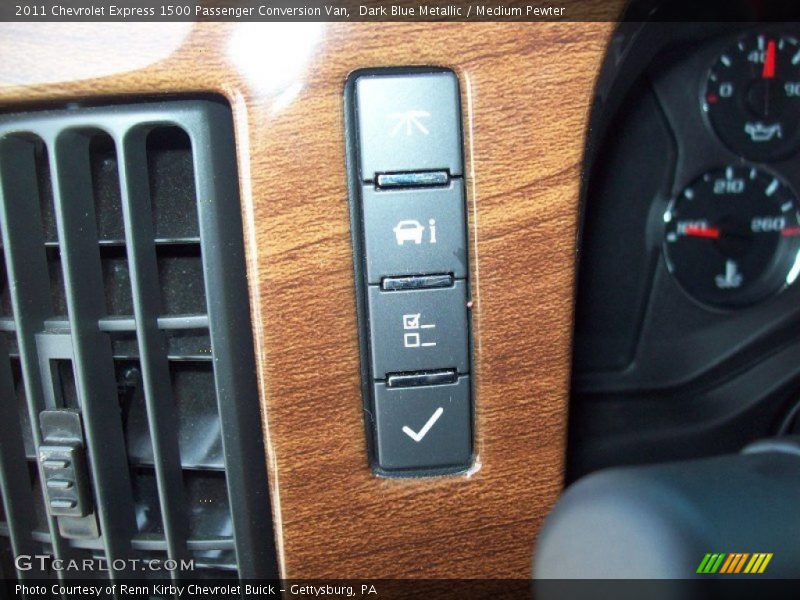 Dark Blue Metallic / Medium Pewter 2011 Chevrolet Express 1500 Passenger Conversion Van