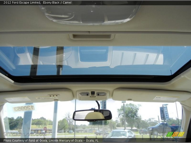 Ebony Black / Camel 2012 Ford Escape Limited