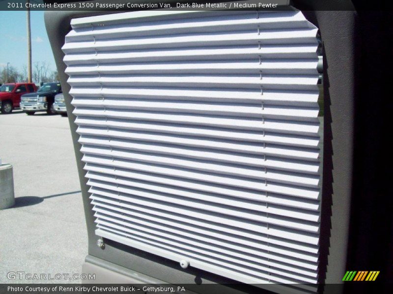 Dark Blue Metallic / Medium Pewter 2011 Chevrolet Express 1500 Passenger Conversion Van
