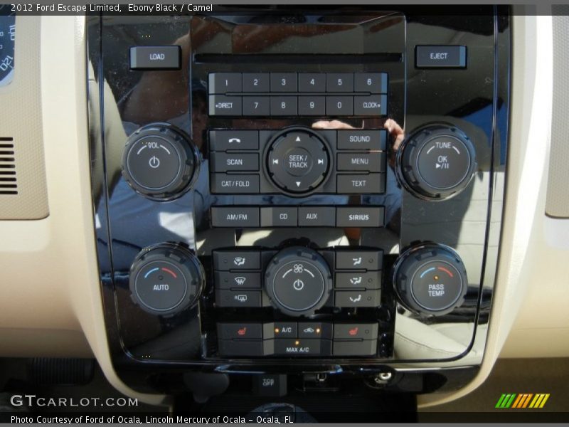 Ebony Black / Camel 2012 Ford Escape Limited
