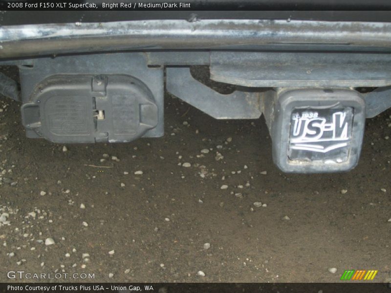 Bright Red / Medium/Dark Flint 2008 Ford F150 XLT SuperCab