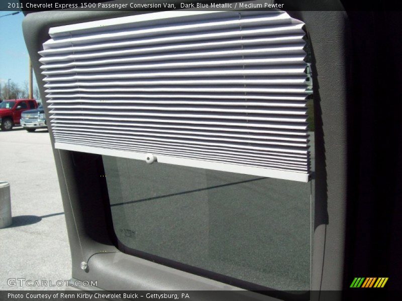 Dark Blue Metallic / Medium Pewter 2011 Chevrolet Express 1500 Passenger Conversion Van
