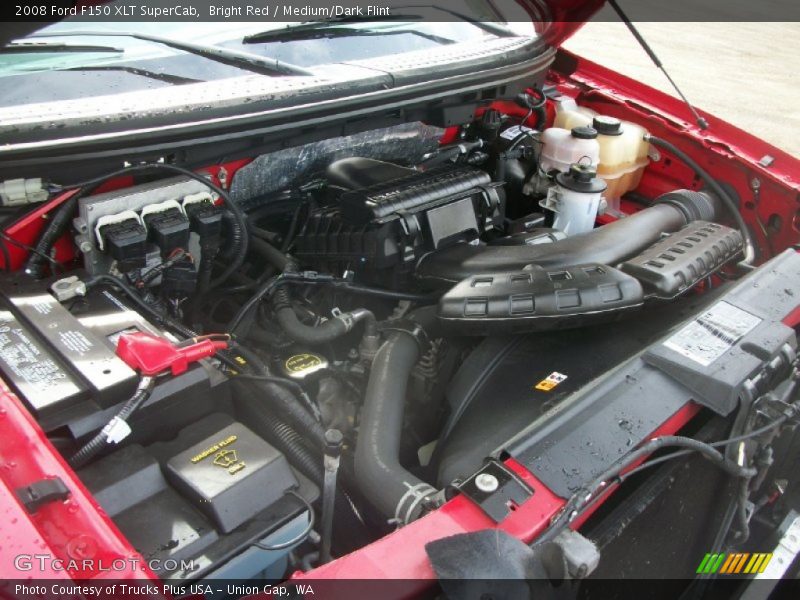 Bright Red / Medium/Dark Flint 2008 Ford F150 XLT SuperCab