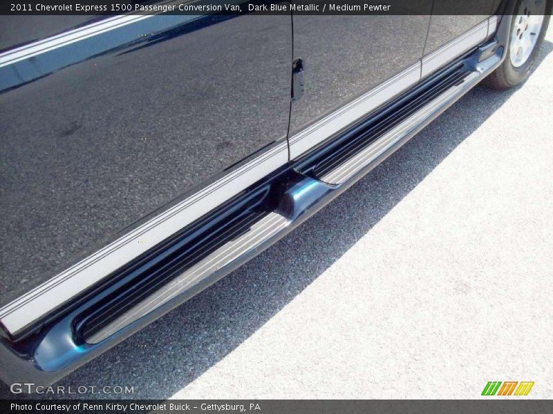 Dark Blue Metallic / Medium Pewter 2011 Chevrolet Express 1500 Passenger Conversion Van