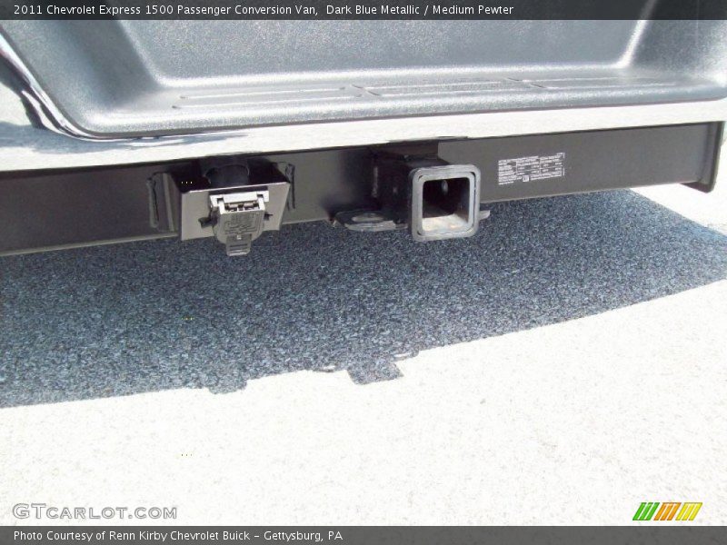 Dark Blue Metallic / Medium Pewter 2011 Chevrolet Express 1500 Passenger Conversion Van