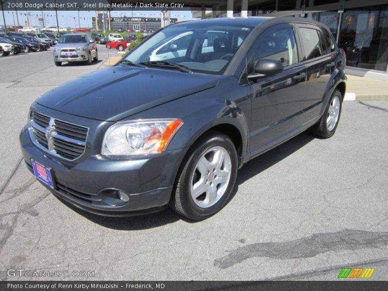 Steel Blue Metallic / Dark Slate Gray 2008 Dodge Caliber SXT