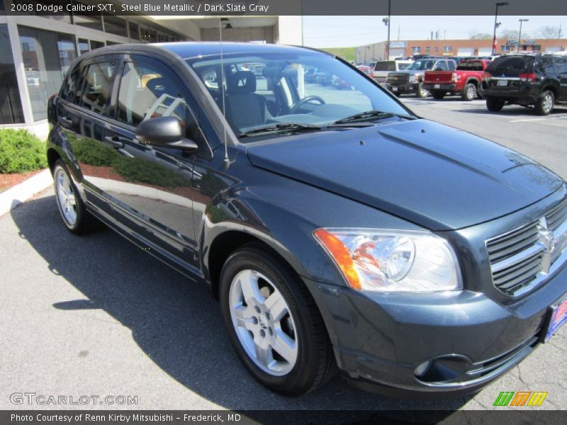 Steel Blue Metallic / Dark Slate Gray 2008 Dodge Caliber SXT
