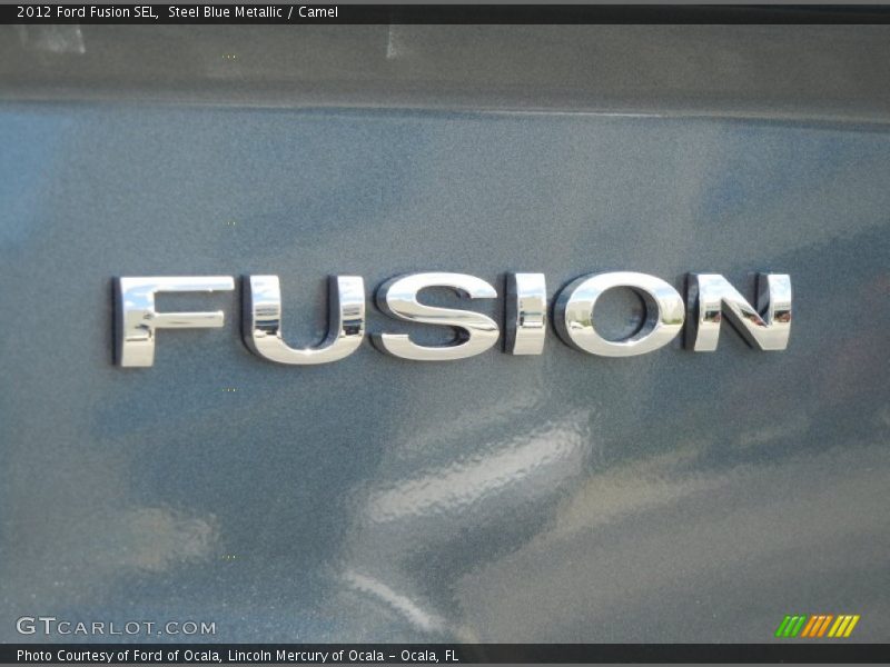 Steel Blue Metallic / Camel 2012 Ford Fusion SEL