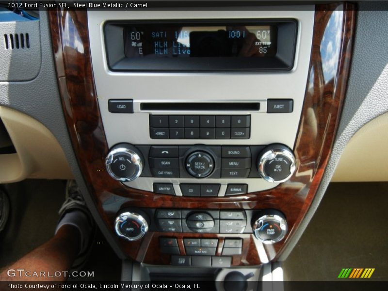 Steel Blue Metallic / Camel 2012 Ford Fusion SEL
