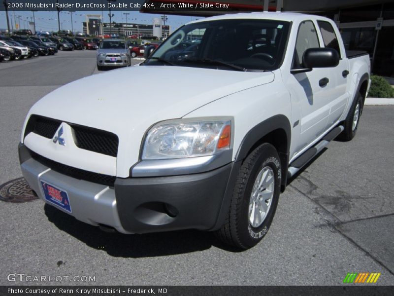 Arctic White / Slate Gray 2006 Mitsubishi Raider DuroCross Double Cab 4x4