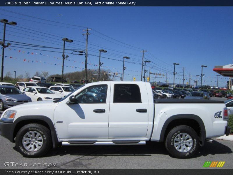 Arctic White / Slate Gray 2006 Mitsubishi Raider DuroCross Double Cab 4x4