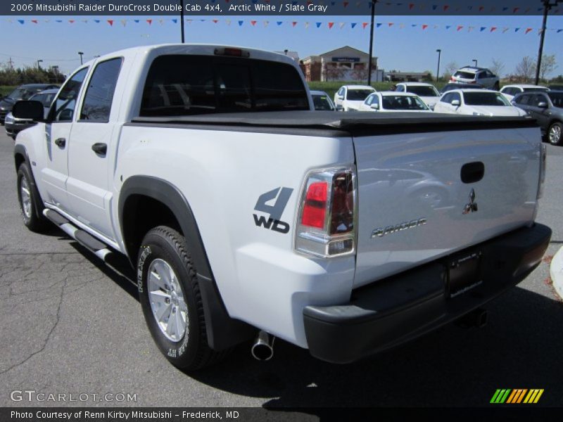 Arctic White / Slate Gray 2006 Mitsubishi Raider DuroCross Double Cab 4x4