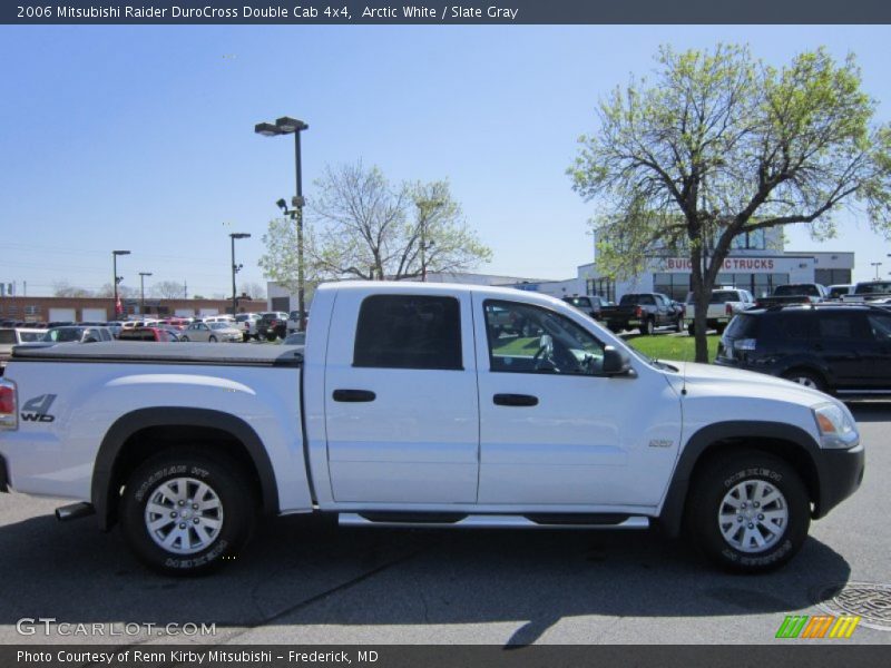 Arctic White / Slate Gray 2006 Mitsubishi Raider DuroCross Double Cab 4x4
