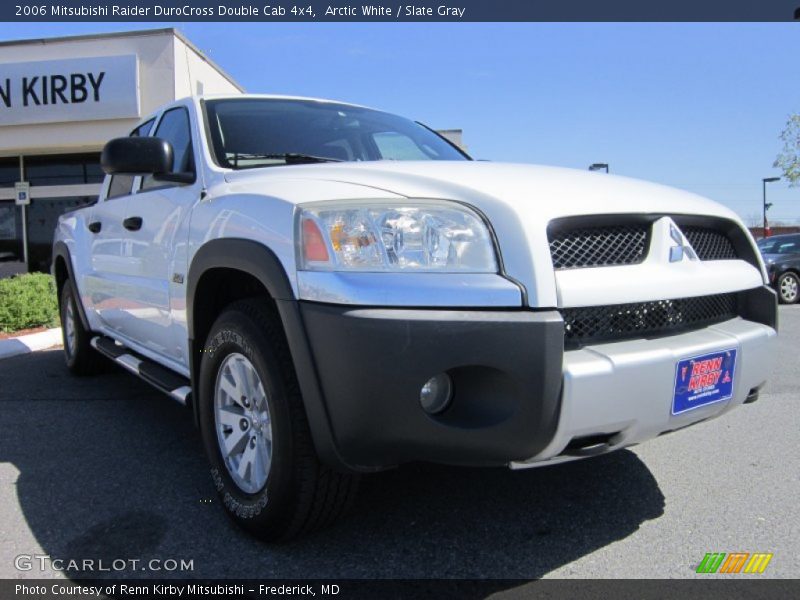 Arctic White / Slate Gray 2006 Mitsubishi Raider DuroCross Double Cab 4x4